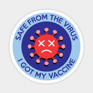 I Got My Vaccine Colour Magnet