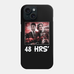 Eddie & Nick's Wild Ride Vintage Vibes in 48 Hrs’ Movie Tees for the Bold Phone Case