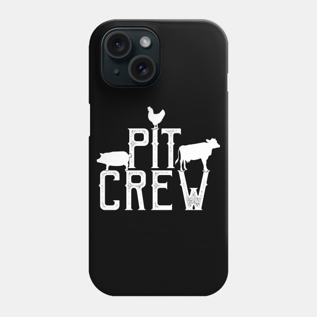 Pit Crew Inspired BBQ Design Phone Case by TeddyTees