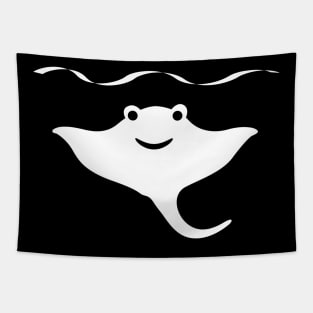 Newborn Contrast Stingray design Tapestry