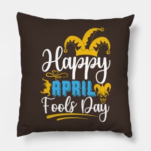 Happy april fools day Pillow