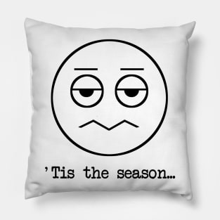 'Tis The Season Emoticon Pillow