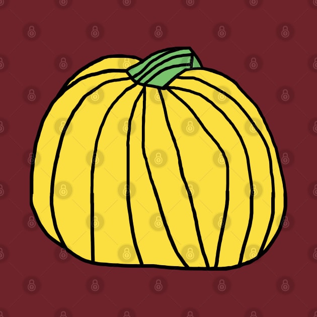 Big Yellow Pumpkin by ellenhenryart