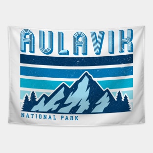 Aulavik national park retro vintage Tapestry