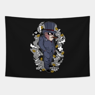 Mafia Monkey Tapestry