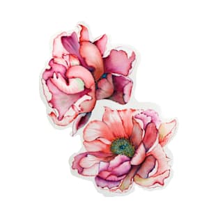 PeonyWatercolour T-Shirt