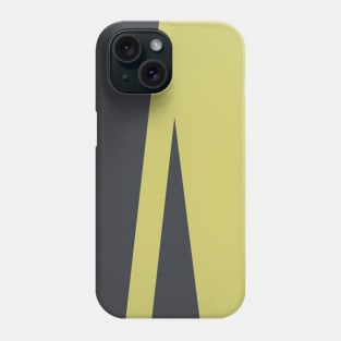 Trendy grey and yellow Phone Case