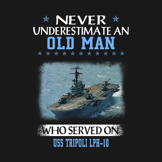 USS Tripoli LPH-10 Veterans Day Christmas Gift by gussiemc