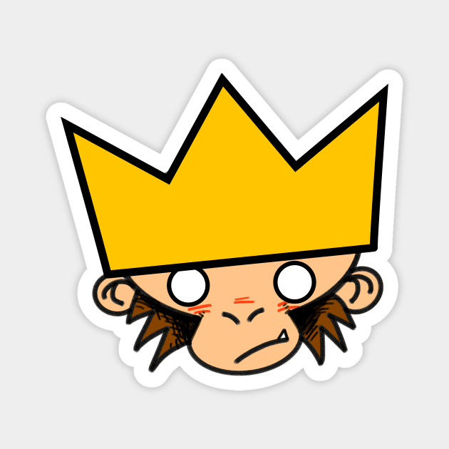 the monkey king Magnet by mattwongart