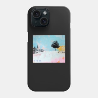 Picture of an original painting, Leiden, the Netherlands Phone Case