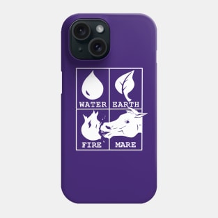 Water, Earth, Fire, Mare Phone Case