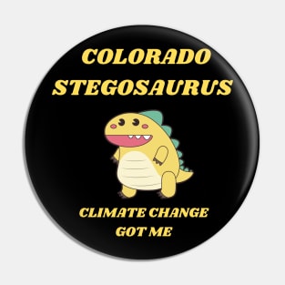 COLORADO STEGOSAURUS THE STATES OFFICIAL DINOSAUR Pin