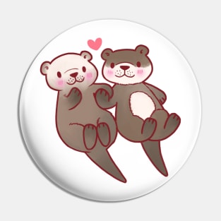 Kawaii Otters Pin