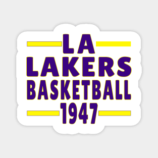 LA Lakers Basketball Classic Magnet