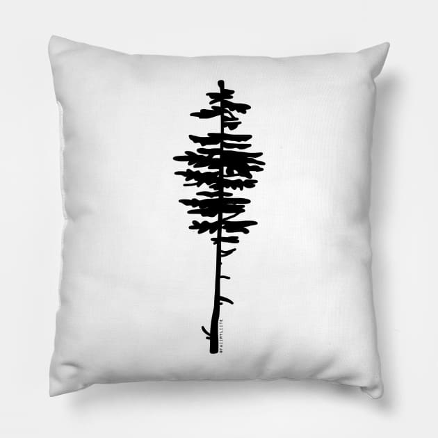 Pine Tree Pillow by faiiryliite