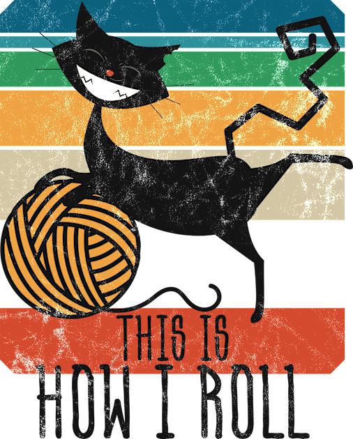 This Is How I Roll • Mad Lockdown Cat • Vintage design Kids T-Shirt by WeAreTheWorld