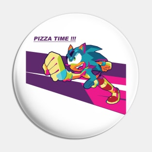 Sonic In Wpap Art Style Pin