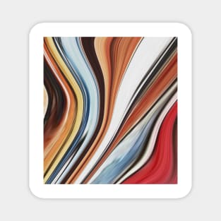 colorful pattern design Magnet