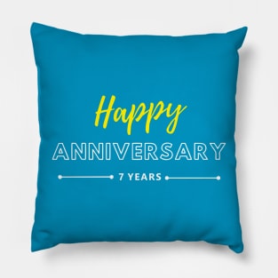 Happy Anniversary | 7 Year Pillow