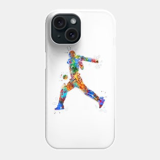 Male Cricket Player Phone Case