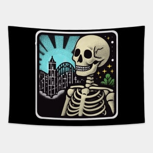 Magical Skeleton Land Tapestry