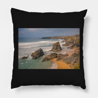 Carnewas and Bedruthan Steps, North Cornwall Pillow