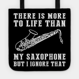 Saxophone Ignorance T-Shirt Tote