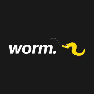 yellow worm on a string. T-Shirt