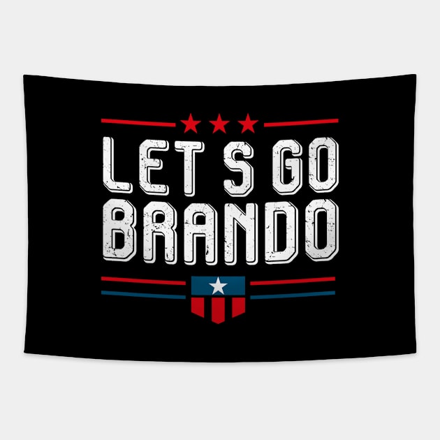 Let's go brandon Tapestry by BadrooGraphics Store