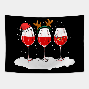 Wine Glasses Sweatshirt Tapestry