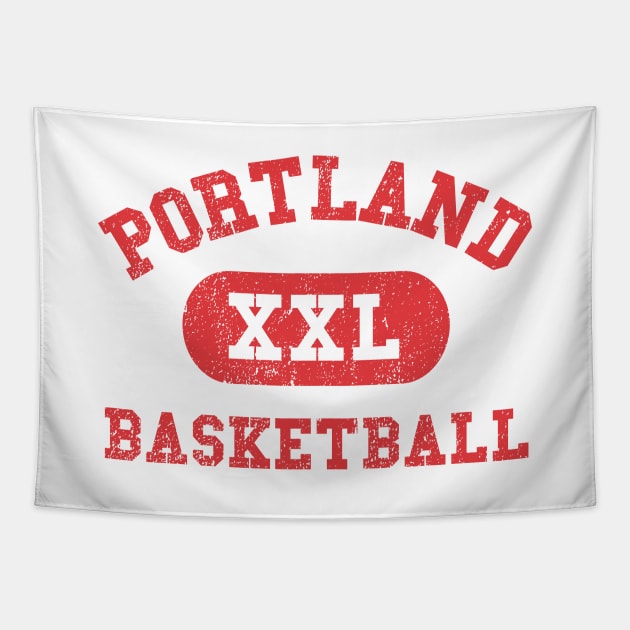 Portland Basketball II Tapestry by sportlocalshirts