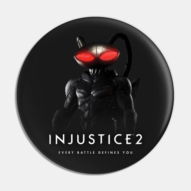 Injustice 2 - Black Manta Pin by Nykos