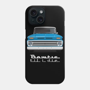 White & Blue 64 65 66 front Phone Case