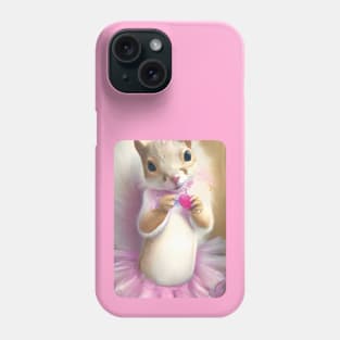 Valentine Ballerina Squirrel Phone Case