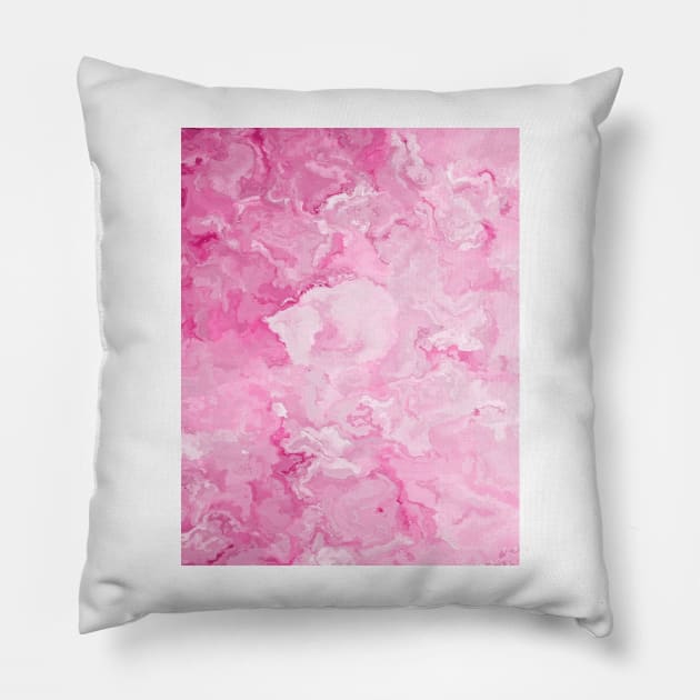 Cotton Candy Swirl Pillow by LaurenPatrick