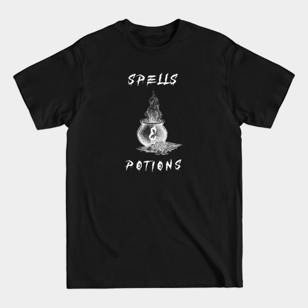 Discover Spells & Potions - Dark Academia - T-Shirt