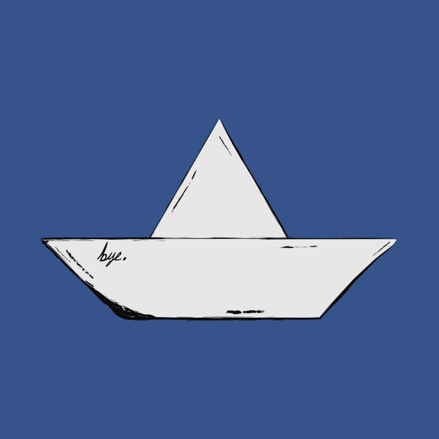 Bye paper boat by BleizerShtorn