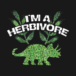 Triceratops Vegan Vegetarian Herbivore T-Shirt