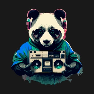 1980's disco Panda T-Shirt