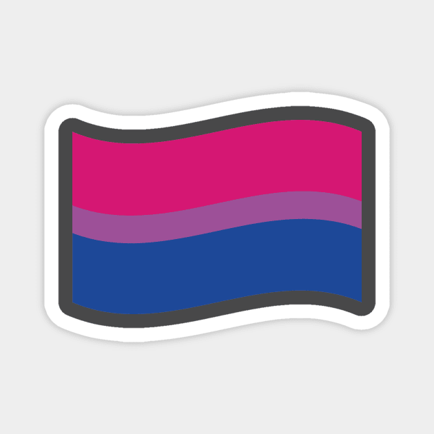 Bi pride flag Magnet by snowshade