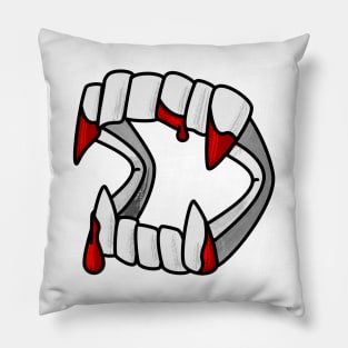 Fangs Out Pillow