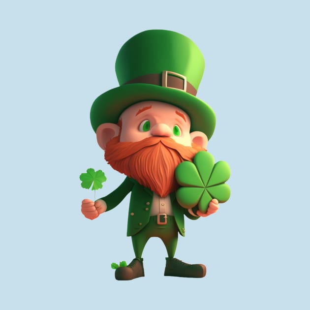 St.Patrick day leprechaun t-shirt by presstex.ua@gmail.com