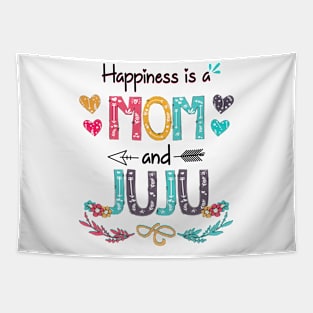 Happiness Is A Mom And Juju Wildflower Happy Mother's Day Tapestry