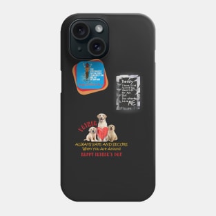 Dad, Father, Happy father's day, My hero, My inspiration Phone Case