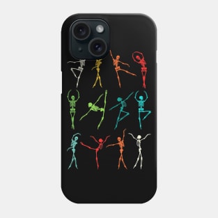 Halloween Dancing Ballet Vintage Skeleton Ballerina Costume Phone Case