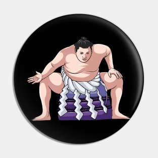 Sumo Wrestler Sumo Japan Wrestling Pin