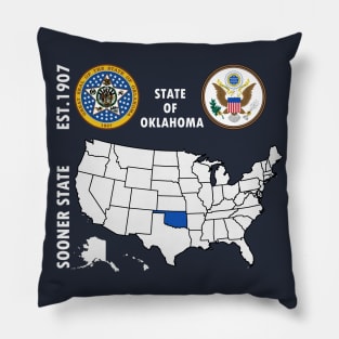 State of Oklahoma Pillow