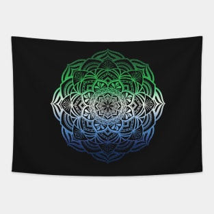 Gay Male Pride Mandala Tapestry