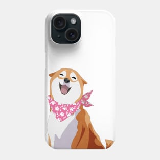 Shiba Inu - Pink Banda Phone Case