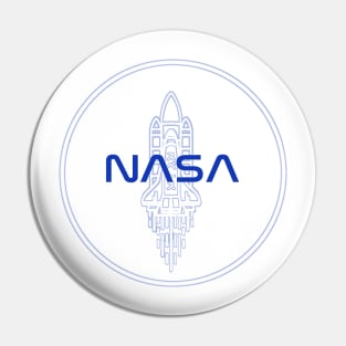 Nasa Spaceship Pin